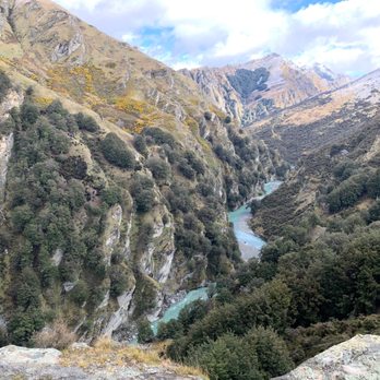 Shotover Canyon Swing - From the top where the Fox zip line starts - Bungee Jumping Near Me - Queenstown, OTA