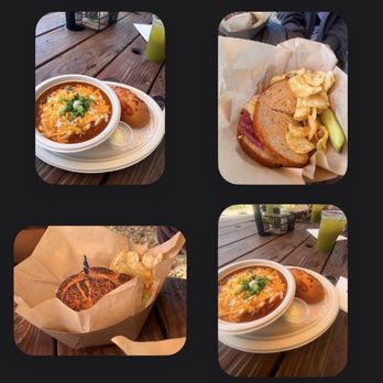The Yellow Deli - Great food! There was homemade chili, a Ruben sandwich, a Santa fe sandwich and a Deli Rose. We also got desert to go! - Delis Near Me - Valley Center, California