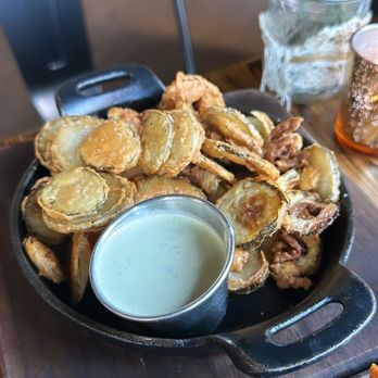 Bosscat Kitchen & Libations - Fried pickles - New American Near Me - Irvine, California Bosscat Kitchen & Libations - Fried pickles - New American Near Me - Irvine, California