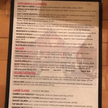 Fire By The Monon - Menu - American Near Me - Indianapolis, Indiana