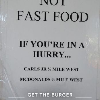 Get The Burger - Didn't wait that long either - Burgers Near Me - Big Bear Lake, California Get The Burger - Didn't wait that long either - Burgers Near Me - Big Bear Lake, California