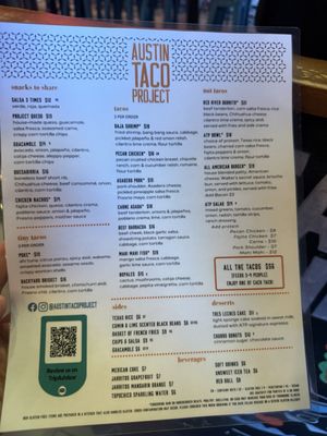 Menu photo 2 Austin Taco Project Austin, TX Menu photo 2 Austin Taco Project Austin, TX
