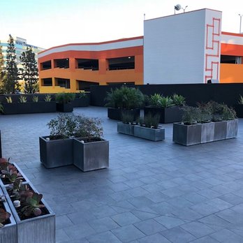 Centrescapes - several planters in a courtyard - Irrigation Near Me - Pomona, California