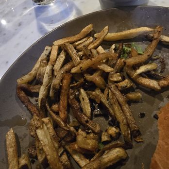 Stone House - French fries saturated in oil. Didn't eat them. So gross. I don't care if they are cooked in olive oil or not. To serve this is unacceptable - Venues & Event Spaces Near Me - Nevada City, California Stone House - French fries saturated in oil. Didn't eat them. So gross. I don't care if they are cooked in olive oil or not. To serve this is unacceptable - Venues & Event Spaces Near Me - Nevada City, California