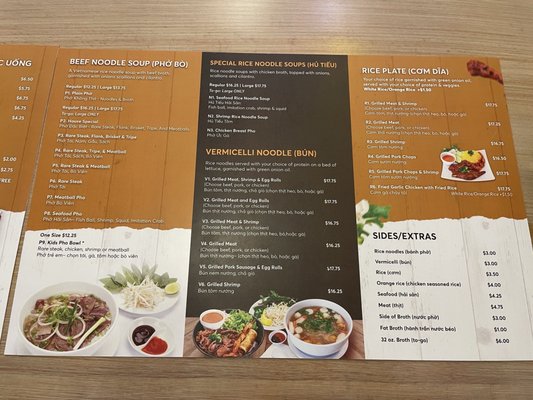 Menu photo 1 Pho Wynn Visalia, CA