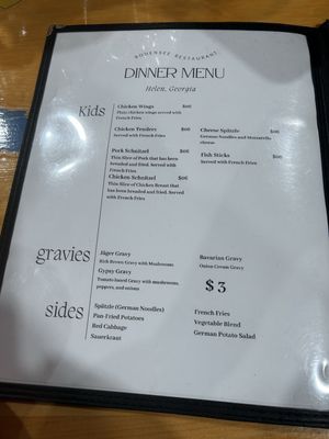 Menu photo 3 Bodensee Restaurant Helen, GA