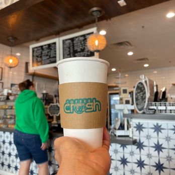 Coffee Crush - Hot Lavender Matcha Latte - Coffee & Tea Near Me - San Antonio, Texas