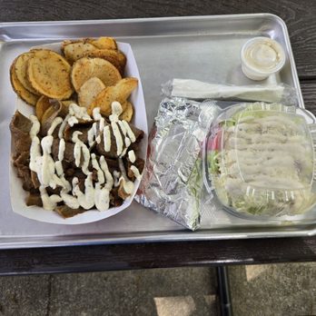 Gyros To-Go - Gryo platter. - Greek Near Me - Conyers, Georgia Gyros To-Go - Gryo platter. - Greek Near Me - Conyers, Georgia