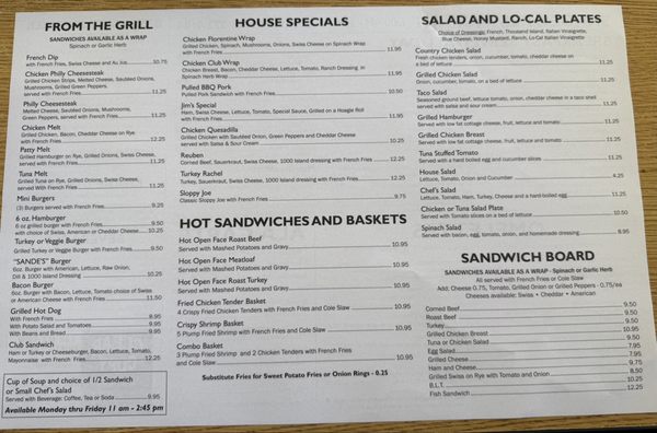 Menu photo 5 Sande's Restaurant Delray Beach, FL
