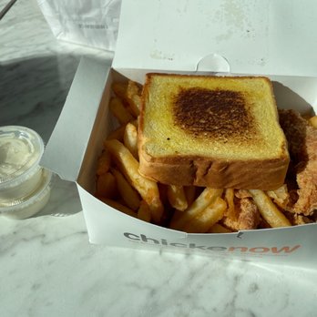 Chicken Now - 4 piece chicken tender box meal IG: @bobabitchess - Fast Food Near Me - Arcadia, California