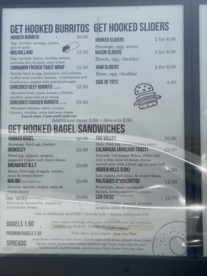 Menu photo 6 Get Hooked, A Coffee & Bagel Company Simi Valley, CA