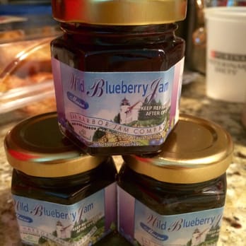Flaming Gourmet - three jars of blueberry jam - Specialty Food Near Me - Kennebunkport, Maine Flaming Gourmet - three jars of blueberry jam - Specialty Food Near Me - Kennebunkport, Maine