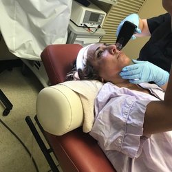 Like we said Dr Imtiaz does believe Aging is Optional. Here she is while her staff is tightening her skin with Morpheus 8.