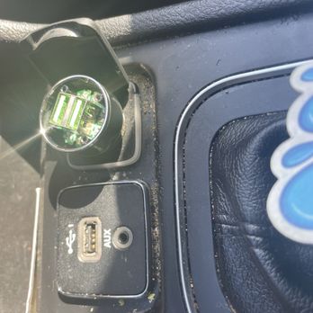 Shoreline Car Wash - my phone charger and the dirt they didnt get - Car Wash Near Me - Alameda, California Shoreline Car Wash - my phone charger and the dirt they didnt get - Car Wash Near Me - Alameda, California
