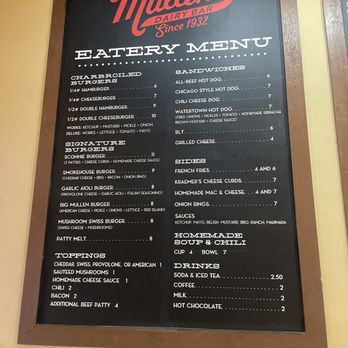 Mullen's Dairy Bar - Ice Cream & Frozen Yogurt Near Me - Watertown, Wisconsin Mullen's Dairy Bar - Ice Cream & Frozen Yogurt Near Me - Watertown, Wisconsin