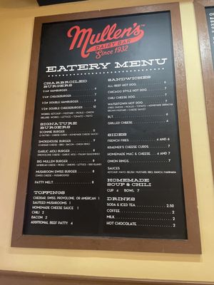 Menu photo 7 Mullen's Dairy Bar Watertown, WI Menu photo 7 Mullen's Dairy Bar Watertown, WI