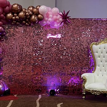 La Fiesta Balloons - Pink Shimmer wall - Balloon Services Near Me La Fiesta Balloons - Pink Shimmer wall - Balloon Services Near Me