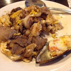 Happy Buffet - Hibachi shrimp, beef, and egg