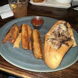 Old fashioned and Cheesesteak Old fashioned and Cheesesteak