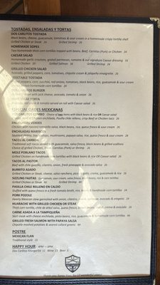 Menu photo 2 Dos Carlitos Santa Ynez, CA