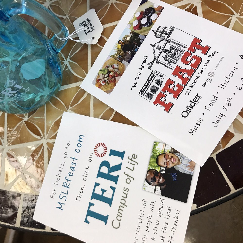 TERI Inspired Resale - Come support people with special needs while you fill your belly! - Thrift Stores Near Me - Oceanside, California TERI Inspired Resale - Come support people with special needs while you fill your belly! - Thrift Stores Near Me - Oceanside, California