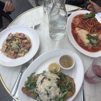 Senza Gluten - Pollo alla Parmigiana, Pollo alla Milanese and pasta specially made with mushrooms/shrimp. - Italian Near Me - New York, New York Senza Gluten - Pollo alla Parmigiana, Pollo alla Milanese and pasta specially made with mushrooms/shrimp. - Italian Near Me - New York, New York