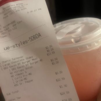 Arby's - Receipt showing what we got vs what we ordered ! - Fast Food Near Me - Houston, Texas