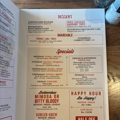 Menu photo 4 BoomTown Woodfire Bar & Grill Duluth, MN