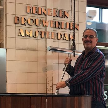 Heineken Experience - @TravelWineFoodie mixing the barley & water! - Museums Near Me - Amsterdam, New Hampshire