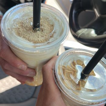 The Mix Nutrition - Banana cream pie protein shake with extra protein and a Cinnamon Toast Crunch protein shake. - Juice Bars & Smoothies Near Me - Carson City, Nevada The Mix Nutrition - Banana cream pie protein shake with extra protein and a Cinnamon Toast Crunch protein shake. - Juice Bars & Smoothies Near Me - Carson City, Nevada