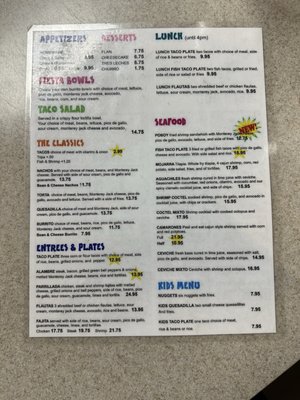 Menu photo 3 Big Taco and Seafood McKinney, TX
