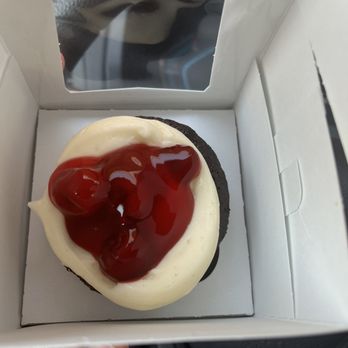 Mix Bakeshop - Pretty Please with a Cherry on Top Cupcake - Bakeries Near Me - Reno, Nevada