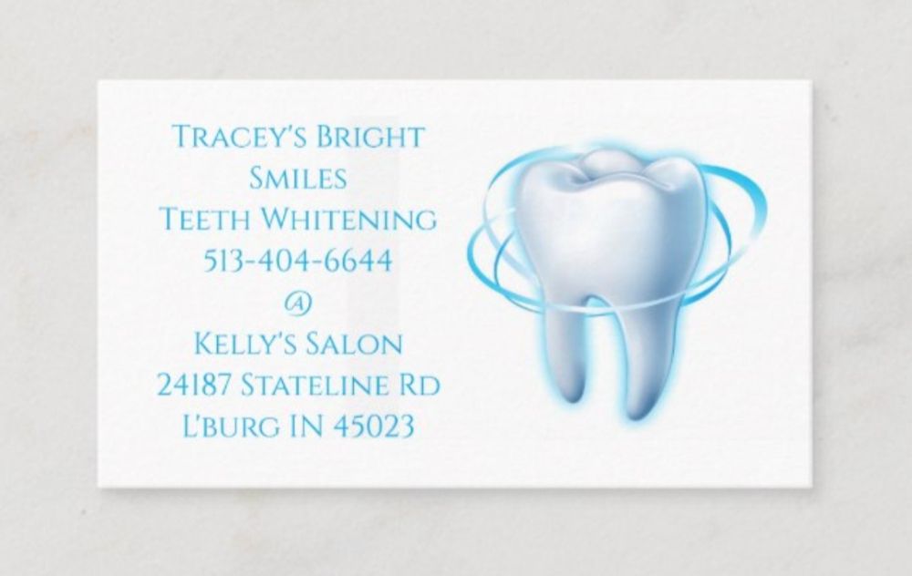 Tracey's Bright Smiles Teeth Whitening Logo