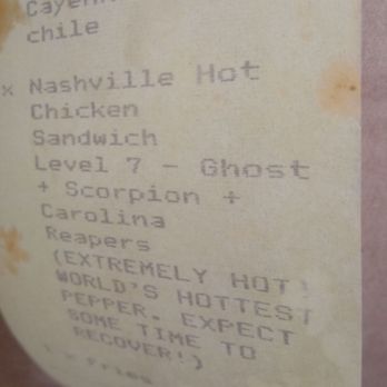 Scratch Cookery - Lol warning on receipt - Food Trucks Near Me - San Jose, California Scratch Cookery - Lol warning on receipt - Food Trucks Near Me - San Jose, California