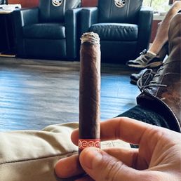 cigar, lounge, TV