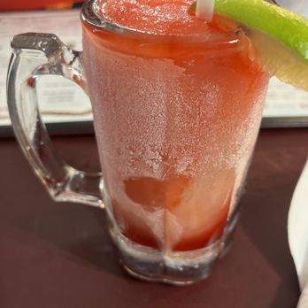 El Vaquero - Strawberry Margarita - Tex-Mex Near Me - Houston, Texas