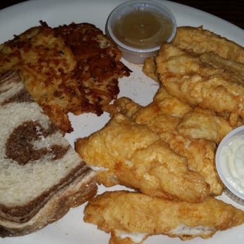 Gary's Wind Lake Boathouse - Bluegill fry (One of the Best Fish Fry's Ever) - Pizza Near Me - Wind Lake, Wisconsin