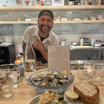 Cured Fish Bar - Bread and butter, Cesar salad, all 3 oyster types! - Japanese Near Me - Livermore, California Cured Fish Bar - Bread and butter, Cesar salad, all 3 oyster types! - Japanese Near Me - Livermore, California