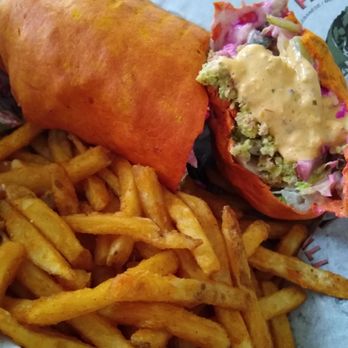 Fatima's Grill - The falafel wrap is perfection. - Mediterranean Near Me - Downey, California