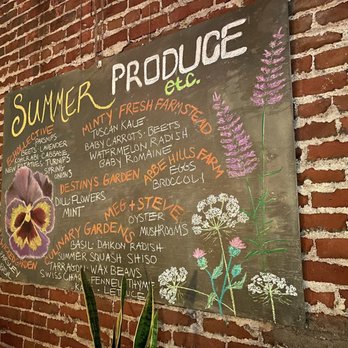 Cobble Hill Restaurant - a chalkboard with a menu on it - New American Near Me - Cedar Rapids, Iowa