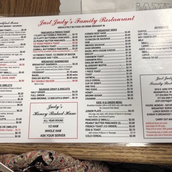 Just Judy's - Side 2 of 2: menu: October 2017 - Breakfast & Brunch Near Me - Indianapolis, Indiana Just Judy's - Side 2 of 2: menu: October 2017 - Breakfast & Brunch Near Me - Indianapolis, Indiana