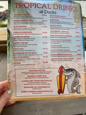 Menu photo 3 Docks Bar & Grill Wauconda, IL