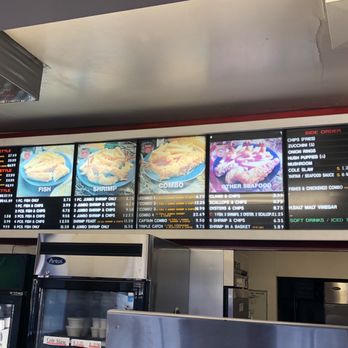 H. Salt Fish & Chips - Inside menu - Seafood Near Me - Carson, California