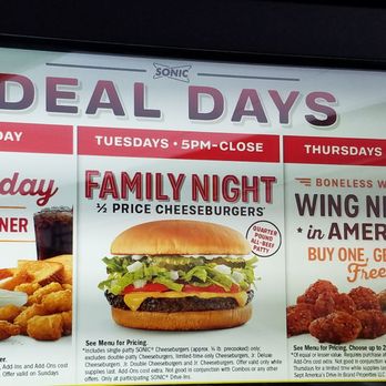 Sonic Drive-In - Fast Food Near Me - Tacoma, Washington