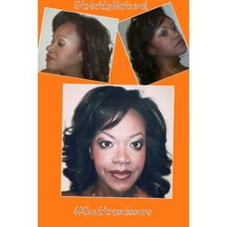 Soultry Scissors Hair Studio - Grey coverage and layers for a flirty date.