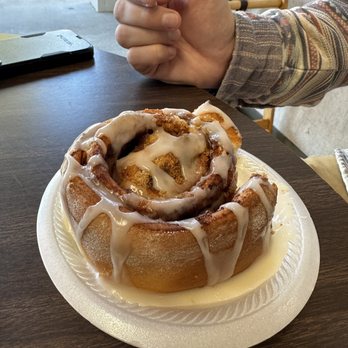 Cinnamon's Bakery - 1 Piece Original Cinnamon Roll - Bakeries Near Me - Sugar Land, Texas
