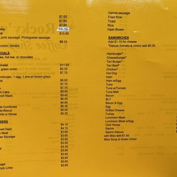 Rocky's Coffee Shop - Menu - Breakfast & Brunch Near Me - Waipahu, Hawaii Rocky's Coffee Shop - Menu - Breakfast & Brunch Near Me - Waipahu, Hawaii