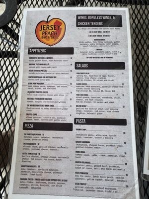 Menu photo 1 Jersey Peach Bar & Grill Loganville, GA Menu photo 1 Jersey Peach Bar & Grill Loganville, GA