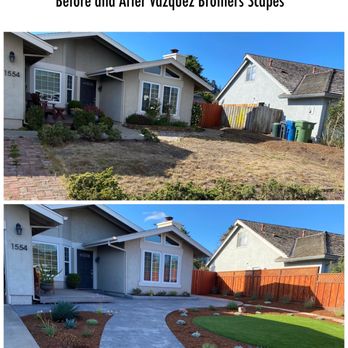 Vazquez Brothers Scapes - Before and after photos - Landscaping Near Me Vazquez Brothers Scapes - Before and after photos - Landscaping Near Me