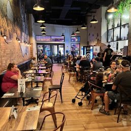 Inside eating area